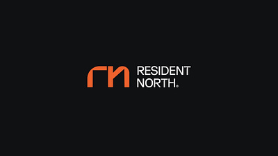 Resident North 3d abstract logo brand identity branding brandmark design graphic design illustration logo modern logo ui