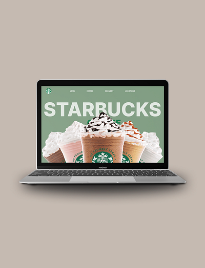 Starbucks Website Redesign animation starbucks uxui