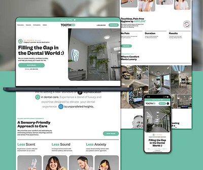 Toothbar Website dental dentist medical web design website design wordpress
