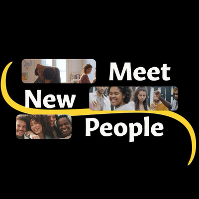 Meet New People Animation ae animation design motion graphics ui