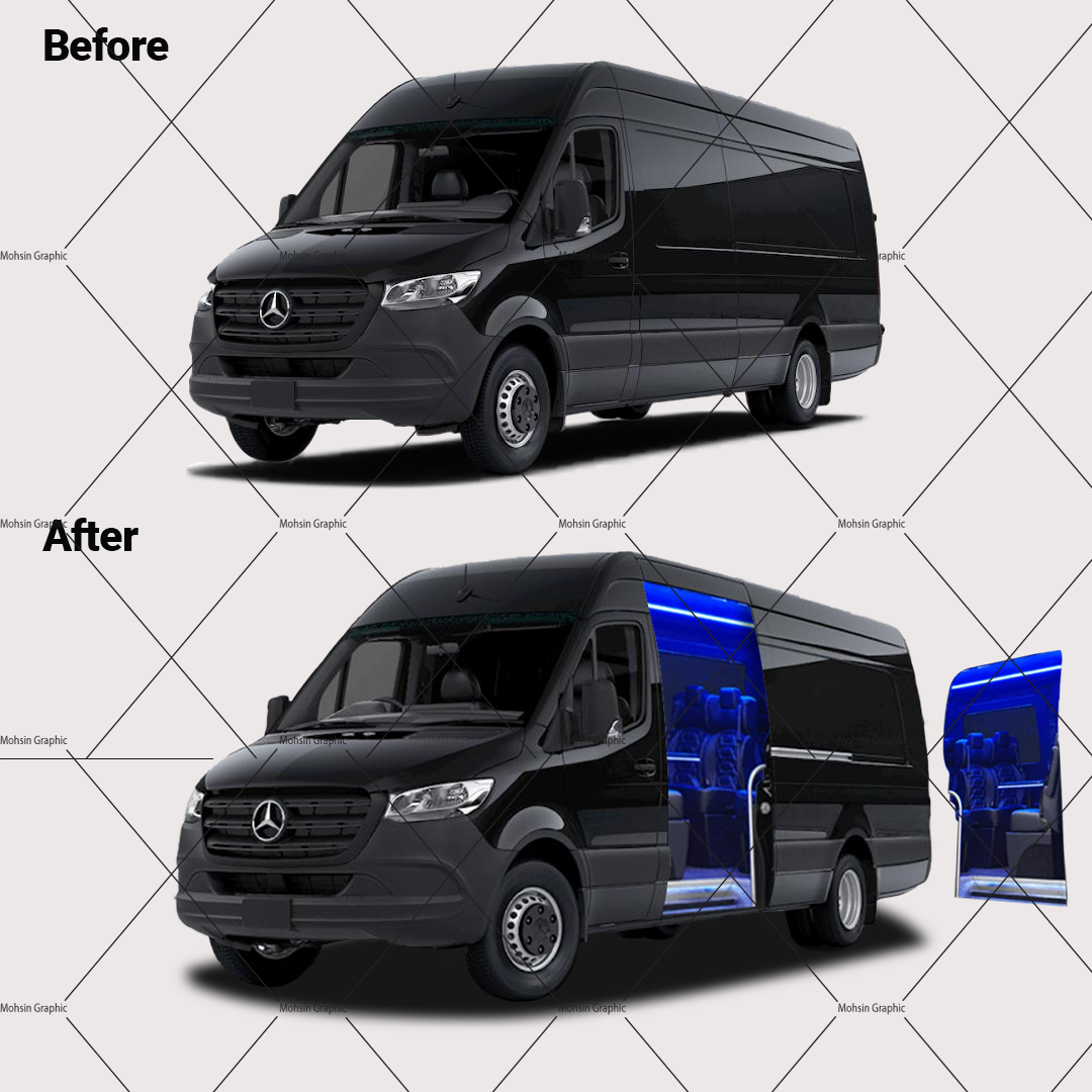 Example of Mercedes Benz Social Media Post Design