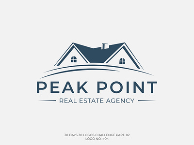 Peak Point | Real Estate Logo artist branding building corporate logo designer digital logo futuristic graphic design illustrator logo design logos minimal minimalistic logo modern logo peak point photoshop real estate real estate agency real estate logo ui