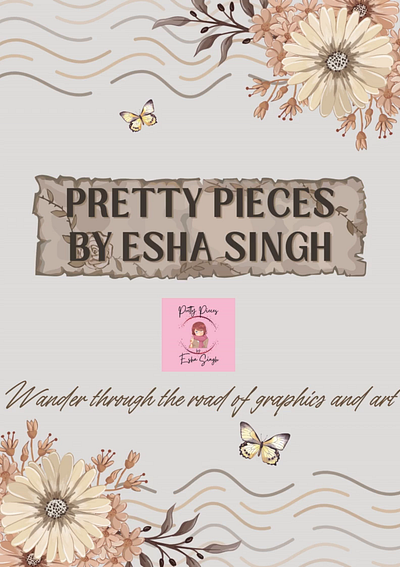 Pretty Pieces by Esha Singh animation drawing google doodle graphic design invitation card design logo logo design mandala art packaging design poster design sketching social media post design tesselation