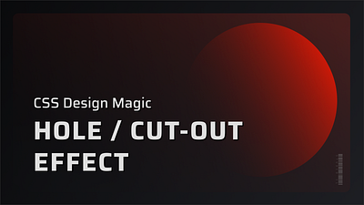 YouTube Thumbnail: Creating a Hole / Cut-Out Effect Using CSS branding creative css cut design graphic design hole out poster thumbnail tutorial wix wix studio youtube