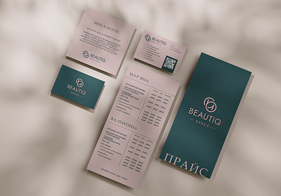 printing design for a beauty studio branding graphic design logo