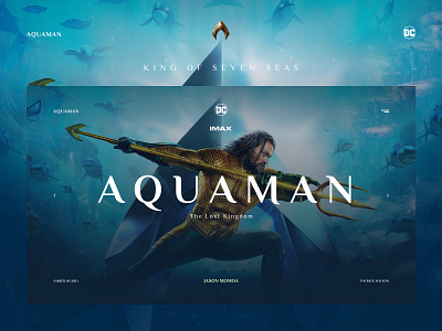 Aquaman - UI/UX Concept aquaman comics dc film industry ui ux web design