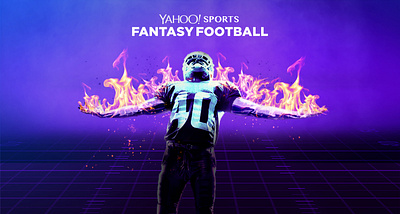 Yahoo Fantasy Sports branding fantasy sports mobile redesign sports ui ux web