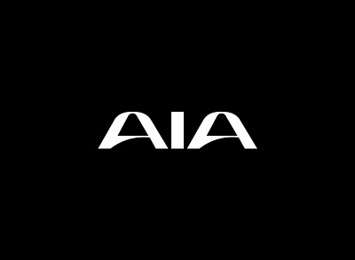 Logo for Artificial Intelligence company AIA ai artificial intelligence design future futuristic logo logotype minimalistic modern simple