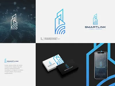 Smart Link Logo branding design graphic design illustration logo modern professional simple ui vector