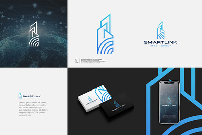 Smart Link Logo branding design graphic design illustration logo modern professional simple ui vector