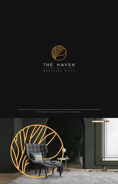 The Haven Logo branding design graphic design illustration logo modern professional simple ui vector