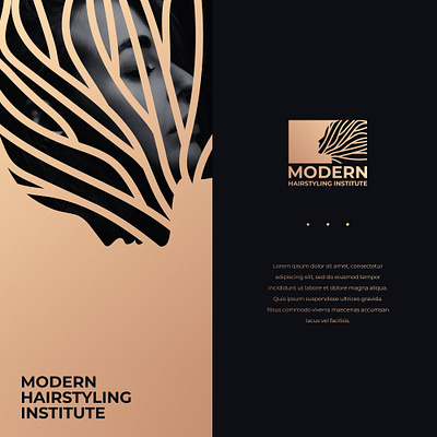 Modern Hairstyling Logo branding design graphic design illustration logo modern professional simple ui vector