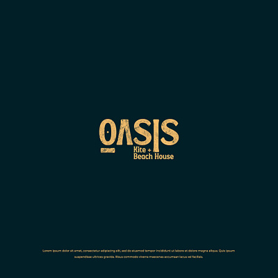 Oasis Logo branding design graphic design illustration logo modern professional simple ui vector
