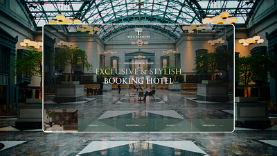 Atla Seasons | Hotel website UI adobe xd booking design graphic design hotel landingpage ui webdesign website
