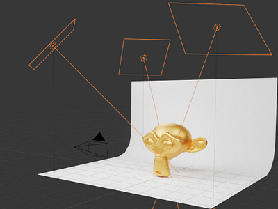 Blender PRO studio lighting setup 3d blender blenderian cgian tutorial