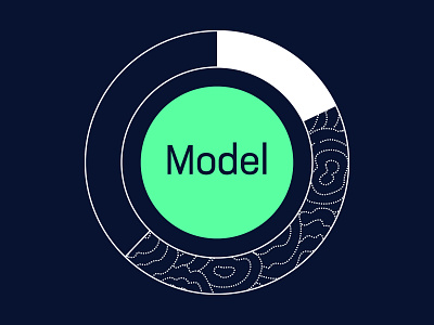 View > Model > Transact 2d motion account animation data digital explainer illustration interact minimal model motion graphics process shapes tech transact view