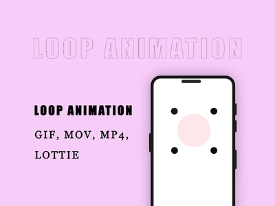 LOOP Animation made with Adobe After effects animation graphic design loop animation lottie motion graphics