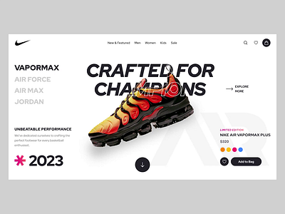 Fashion E-commerce Website Animation adidas animation cleandesign e commerce ecommerce fashion frammer interaction landing page landingpage market motion graphics nike online store shoes web animation web design webflow