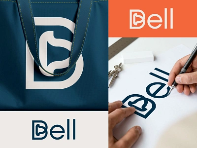 Bell logo b with bell icon bell branding custom logo design icon identity logo logo mark