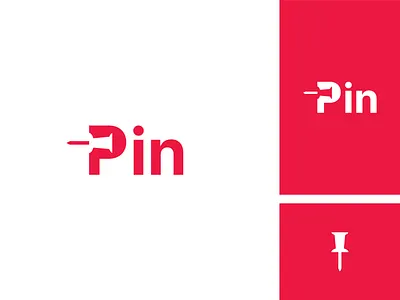 pin, logo design, best logo brand brand identity branding concept design line logo logo design mark pin pinterest redesign symbol