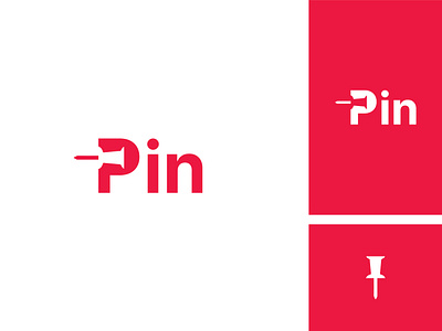 pin, logo design, best logo brand brand identity branding concept design line logo logo design mark pin pinterest redesign symbol