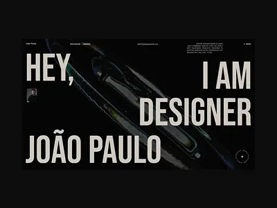 Portfólio homepage 3d animation dark design graphic design interface motion graphics personal site portfolio spline ui uidesign uiux website