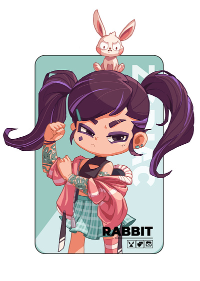 Chinese Zodiac IP Character Design-rabbit character design characters design illustration ipdesign