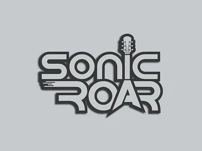 Sonic Roar: Entertainment & The Arts Logo arts branding creative identity dynamic design entertainment graphic design logo design modern logo music sonic roar