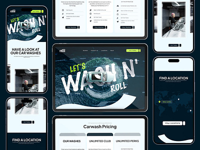 Carwash Website landing Page UI Design branding car car rental carwash carwash website carwash website design figma graphic design landing page landing page design ui ui design uiux ux design web web dev webflow website website design website development