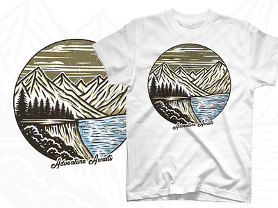 Mountain Adventure vector art t shirt design custom t shirts