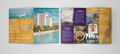 Oceana Grant Hotel Brochure beach brochure design graphic design hotel hotel brochure tourist