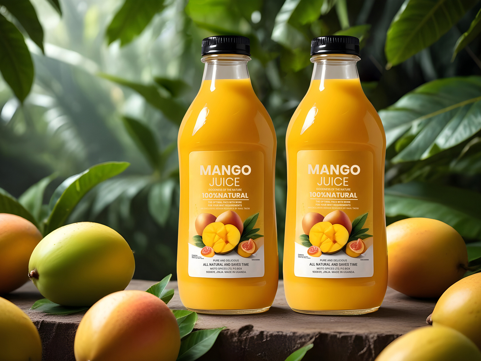 Mango Juice Bottle Label Design By Kawsar Ahmed On Dribbble