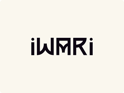 Iwari Africa african design brand design branding custom logo custom wordmark graphic design logo logo design sweeney okuma travel company typography design wordmark