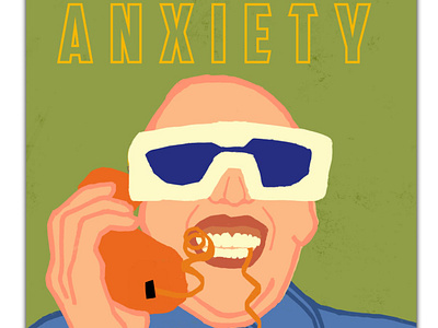 CHEWING ANXIETY 3d animation art artist artwork branding design digital art explore graphic graphic design illustration logo motion graphics original poster ui unique vintage