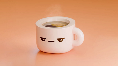Morning Coffee 3d 3d coffee animation 3d coffee mug 3d cute coffee 3d cute coffee mug 3d illustration 3d model 3d mug animation blender coffee