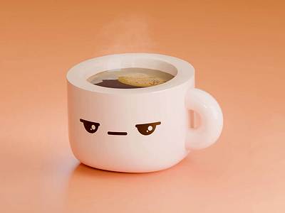 Morning Coffee 3d 3d coffee animation 3d coffee mug 3d cute coffee 3d cute coffee mug 3d illustration 3d model 3d mug animation blender coffee