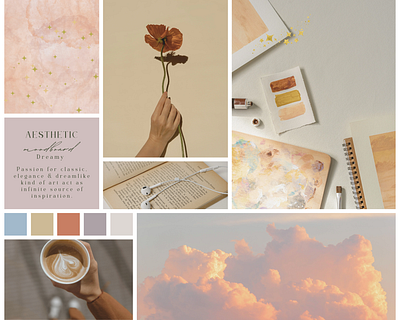 Mood Board Canva graphic design