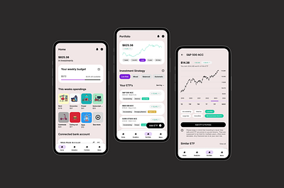 Livest - All your financial needs in one app. branding graphic design ui