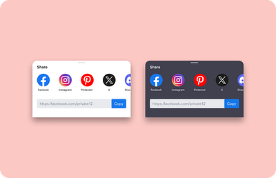 #DailyUI10 - Social Share ui ux