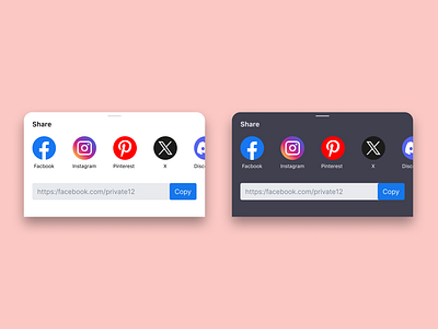 #DailyUI10 - Social Share ui ux