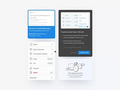 harmon.ie (UX/UI, Product, Illustration) animated frames animation branding components cursor design in real life figma graphic design interactive motion graphics product design ui user flow uxui