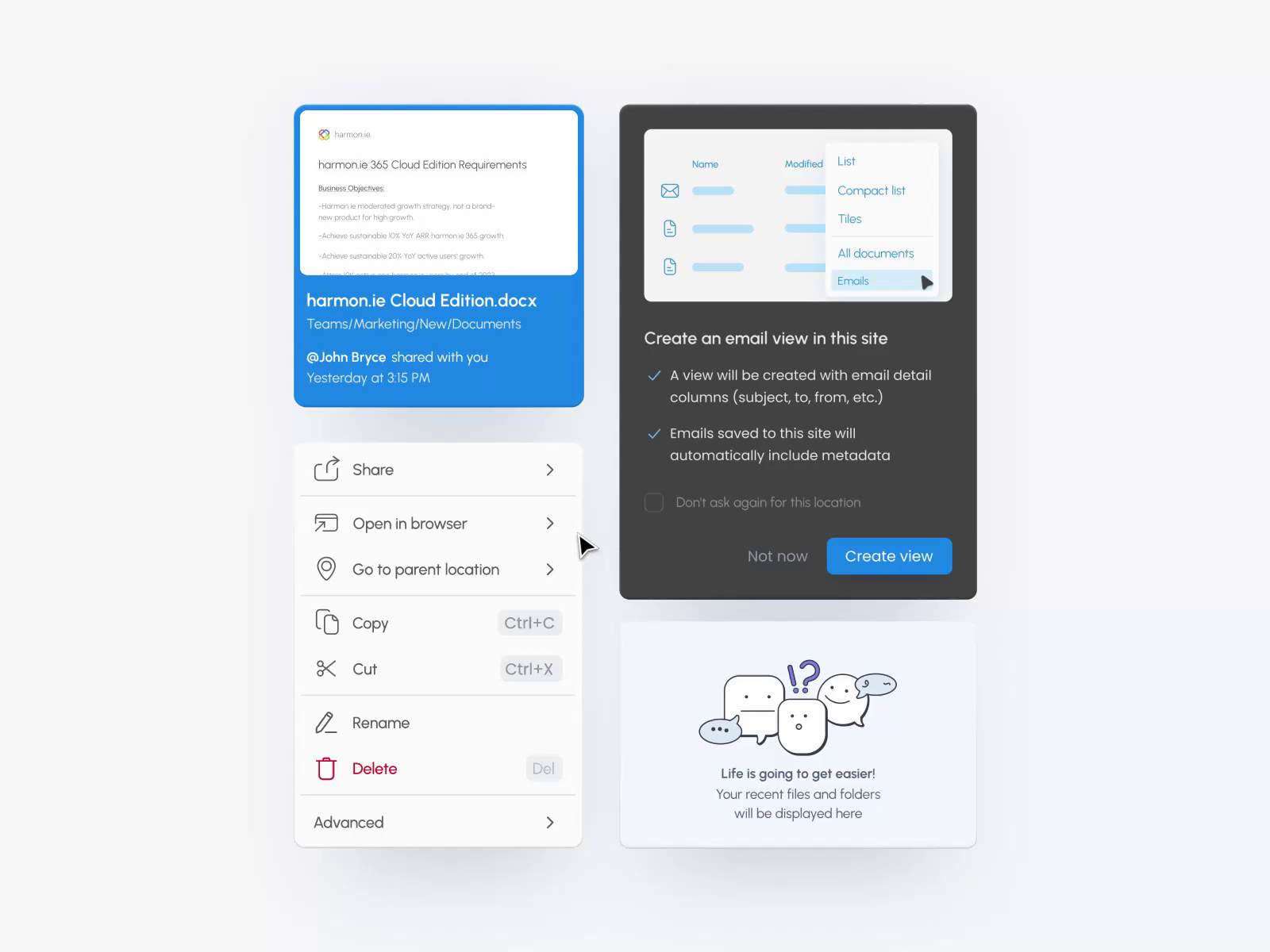 Example of harmon.ie (UX/UI, Product, Illustration)