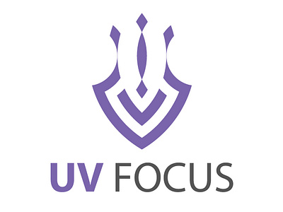 UV FOCUS LOGO branding graphic design logo logo art logo design logo designs logoart trending logo unique logo