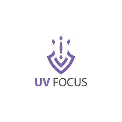 UV FOCUS LOGO branding graphic design logo logo art logo design logo designs logoart trending logo unique logo