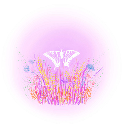 Illustration - Butterfly graphic design illustration