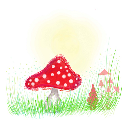 Illustration - Home for a Gnome graphic design illustration