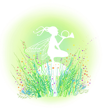 Illustration - Spring Pixie graphic design illustration