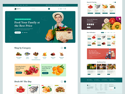 Creative Grocery Ecommerce Website Design animation e commerce e shop ecommerce ecommerce design food tech landing page grocery app grocery delivery grocery delivery landing page landing page mcommerce online business online shopping online store product design shopping startup store uiux website