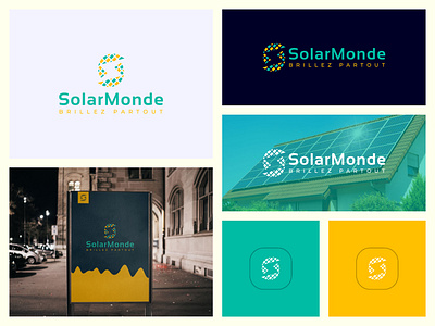 SolarMonde Solar Company Logo brand logo branding business logo company logo creative logo design energy logo logo logo design logo designer professional logo solar company logo solar logo solar panel logo