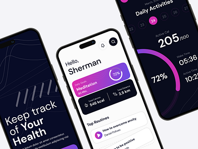 Health Care App figma mobiledesign mobileui ui
